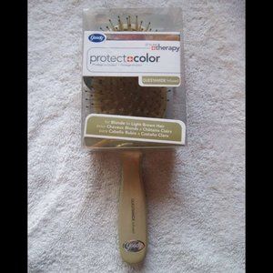 Goody Styling Therapy Protect + Color Blonde Light Brown QUESTAMIDE Hair Brush